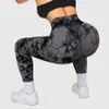 Yoga outfit fitness leggings kvinnor crossover yoga byxor mujer scrunch rumpa legging träning booty leggings gym sömlösa yoga leggings kvinnor 230209