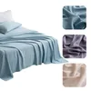 Bedding sets 3 4 Piece Simple Solid Color Different Size Printed Pillowcase Sheets Fitted Set For Bedroom 230210