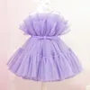 洗礼服のドレス女の子のための幼児のためのベビー服