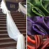 Inne świąteczne materiały imprezowe 1000 cm 135 cm Sheer Organza Swag Fabric Event Wedding Birthday Meeting Dekoracja na przyjęcie schodów Archea 230209