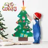 Christmas Decorations Tree Children's Handmade Puzzle DIY Felt Cloth Gifts For Children