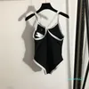 Kobiety Knit Bikini ustawione dwuczęściowe bikini stroje kąpielowe Ustaw push upnie kostium kąpielowy Kącik Black Mała List na Travel Summber 552