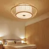 Lumières Dia 45/55 cm plafonnier bambou rotin fait à la main hôtels lumière suspension abat-jour Restaurant lustre abat-jour 0209