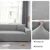 Stol täcker Jacquard tyg soffa för vardagsrum tvättbar fåtölj 1 2 3 4 säte högklassig soffhem el 230209