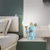 Настольные лампы Mini Bear G9 Светодиодная лампа розовый стол легкий 3D Moon Sleasroom Изучение мультфильм Стояние детское освещение детей подарок