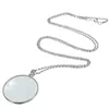 Pendant Necklaces Necklace Jewelry 6x Magnifier Reading Spaper Magnify Glass Decorative Monocle