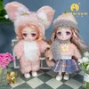 Kızlar için bebek bebek oyuncak bjd mini bebek anime kız Noel hediye bebek vücut 3d büyük gözler güzel diy oyuncaklar giyinme 112 230210