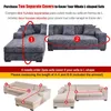 Stuhlabdeckung VIP -Link Stretch Quermuster Sofa Deckel elastisch für Wohnzimmer Funda Sofa Möbelschutz Chaise Longue 230209