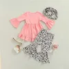 Ensembles de vêtements Kids Girl 3 pièces Ensemble de vêtements 9 mois4 ans