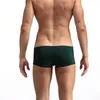 Cuecas masculinas de algodão cintura baixa sexy respirável conforto boxers simples