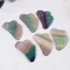 Natural Fluorite Stone Face Gua Sha Tool Mushroom Guasha SPA Massager Acupuncture Facial Skin Lifting Beauty Product For Health Care