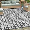 Tapis nordique géométrique treillis extérieur multifonction Patio tapis imperméable Camping tapis pour la décoration intérieure antidérapant