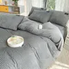 Bedding sets 120 150 180CM Solid Color Silver Gray Coral Velvet Warm Bed Sheet Duvet Cover Pillowcase Four piece Winter Set M035 1 230210