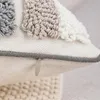 KissenDekoratives Kissen, marokkanischer Boho-Kissenbezug aus Loop-Samt, grau-beige, Kissenbezug, Heimdekoration, Dimond getuftet, für Sofa, Bett, Stuhl, Kissenbezug 230209