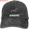 Boll Caps Baseball Cap Dachshund Weiner Dog Hat Kvinnor Justerbar Trucker Fashion Washed Denim Caps för Outdoor Black L230208