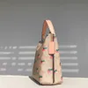 C-bag Designer-Handtasche mit Erdbeer-Aufdruck, braune Designer-Tasche, Totes aus Leder, Umhängetaschen, Damenmode, Eimer-Geldbörse, Umhängetasche, 230207