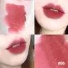 Brillant à lèvres couleurs liquide rouge à lèvres velours mat imperméable bâton de glaçage longue durée Sexy teinte rouge femmes Makeuplip