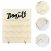Other Festive Party Supplies 20 hole donut wall hanging donuts holder stand boards wedding decor accessory dinnertable decoration baby kids birthday party 230209