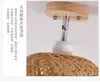 Lights Southeast Asia Ceiling light Bamboo Wood Pendant Lamp Multi-style Natural Hand Knitting Room bedroom lobby Lighting 0209