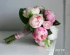 Decorative Flowers High Simulation Artificial Peony Wedding Bridal Bouquet Bride Holding Flower Bridesmaid Ramo De Boda Novia