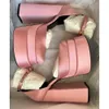 Donne sandalo tacco Ins High Woman Sarairis Platform Candy Color Crystal Crystal Trendy Sandals Design Scarpe T230208 975 S