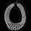 Chaînes coupant la taille de cristal de verre Transparent pour 5.6-14mm collier de bijoux à bricoler soi-même 18-23 pouces votre douce femme en gros H225