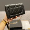 Сумки на плечах роскоши дизайнеры качество высокого C Fashion Women Facai Cacke Chain Sadcags Sudbags Crossbody Кошельки сумки сумочка сцепление женское кошелек с логотипом 5A