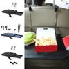 O volante do volante tampa de laptop mesa de carro multifuncional bandeja de apoio da cabeça para comer trabalhos de redação de bebidas alimentos