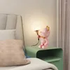 Lampade da tavolo Mini Orso G9 Lampada a LED Lampada da scrivania rosa 3D Luna Camera da letto Studio Cartone animato Illuminazione per bambini in piedi Regalo per bambini