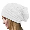 Mützen Beanie/Totenkopfkappen Winter Damen Strickmütze Schwarz Grau Weiß Beanie Damen Herbst Warme Totenkopfmütze Motorhaube Femme Gorros Mujer Invierno