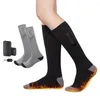 Sports Socks Winter Battery Heated Remote Control Electric Heating USB Rechargeable 3 Temperature Adjustment Thermal Sock