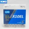 S KMC ORIGINAL X10 X10EL X10SL 10 Speed ​​Bike MTB Mountain Road Crankset 10S 116L BICYCLE Kedja 0210