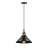 Lumières E27 Edison Loft Pendentif Rétro Industriel Plafond Laqué Fer Parapluie Ombre Pays Art Lampe Cran Lumière 0209