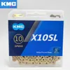 s KMC Original X10 X10EL X10SL 10 Speed Bike MTB Mountain Road Crankset 10s 116L Bicycle Chain 0210