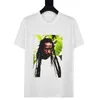22SS Ny Limited Buju Banton Men's T-shirts Classic Box Letter Summer High Street T-shirts Solid Simple Fashion Casual Breattable Men Women Short Sleeve Tjammtx15