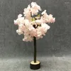 Decorative Flowers Mini Styles Artificial Silk Flower Cherry Tree Ornaments Simulation Plant Trees Table For Home Wedding Decorations