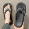 Slippers Thick Bottom Flip-Flop Thong Sandals Male Summer Beach Shoes Soft Bathroom Shoes Pillow Slides Outdoor Indoor Slippers For Women R230210