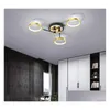 Ceiling Lights Modern Led Chandelier Dimmable For Bedroom Living Room Kitchen Salon Lustre Lamps Home Lighting With Remote Control D Dheq7