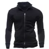 Sweats à capuche pour hommes Sweats Hommes Manteau Marque Vêtements De Mode Zip Col Montant Homme Casual Slim Sweat À Capuche Sweat Cardigan Zipper Capuche Vêtements 230209