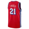 76erss Basketball Jerseys Joe 21 Embiid Jersey Tyrese Maxey Allen Iverson Buddy Hield Tobias Harris Milton Paul Reed Robert Covington Mo Bamba Men City Jersey