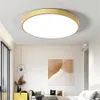 S mince 5 cm or LED moderne rond dia 23/30/40 cm panneau affleurant plafonnier télécommande lumière pour Foyer chambre 0209