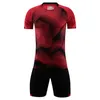 Roupas conjuntos de roupas infantil juvenil futebol de futebol jerseys terno de manga curta tshirts impressa shorts elásticos de cintura esportes de esportes W230210