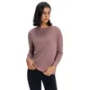 Tenue de yoga NWT Femmes T-shirt respirant à manches longues pour femmes