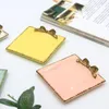 Plates Nordic Square Dessert Plate Retro Bow Cake Tray Decorative Tea Cup Saucer Salad Dish Resin Desserts Pink Yellow Green