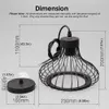 Plafoniera vintage con lampadario in ferro stile industriale 220V/E27Bas Adatto per barre luminose da cucina e armadio da studio 0209