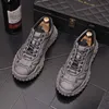 Herrenschuhe, elegante Schuhe, Retro-Stil, Herren-Loafer, erhöhte Schuhe, flache Schuhe mit Reifenprofil für Herren, Übergröße US 6,5–9