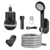 Handverktyg Portabelt utomhusbadpaket med rostfritt duschhuvud och laddningsbar elektrisk pump för camping vandring reser och tvättar bil 230210