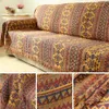 Couvertures améliorées hiver coton tissé ligne couverture canapé serviette tricoté épaissi chaud tapis tapis bohème Boho jeter voyage couvre-lit 230209