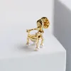 Brooches Pins Copper Gold Plating Chair Pearl Brooch Female Creativity Gao File Coat Corsage Suit Pin Accessories