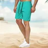 Men's Shorts Beach Fifth Drawstring Closure Men Summer Breathable Quick Dry Pockets Men's Clothing For Fitness